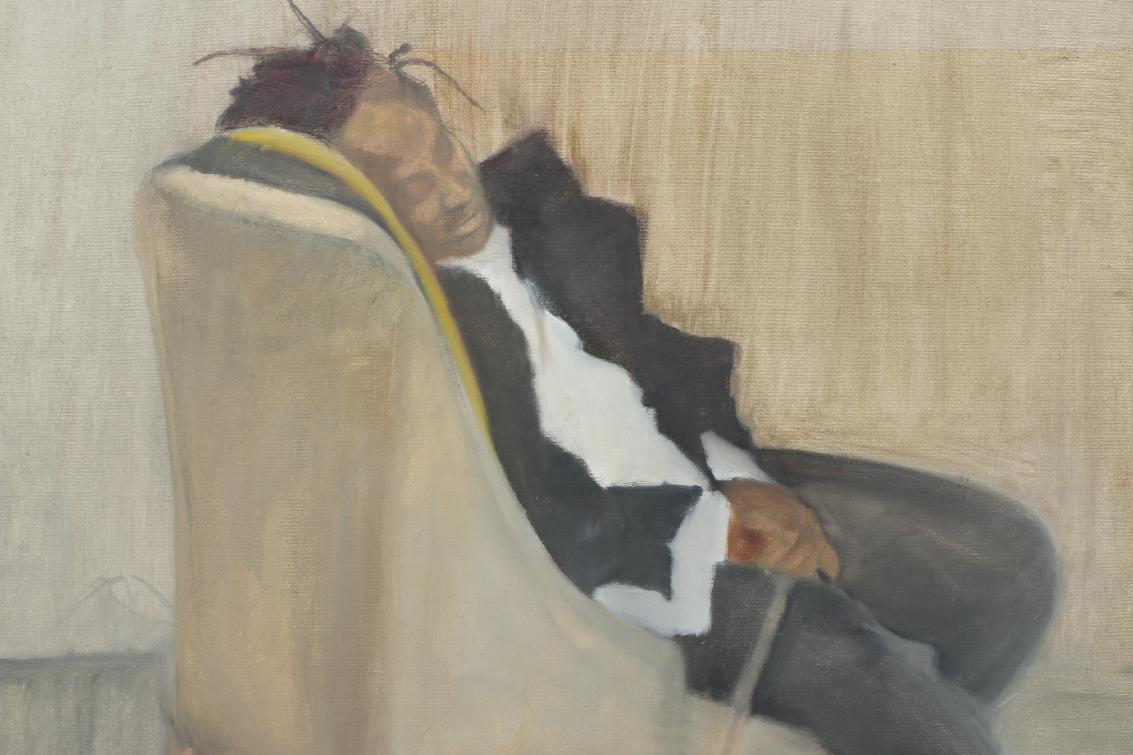 Oil Painting on Canvas of Figure Study