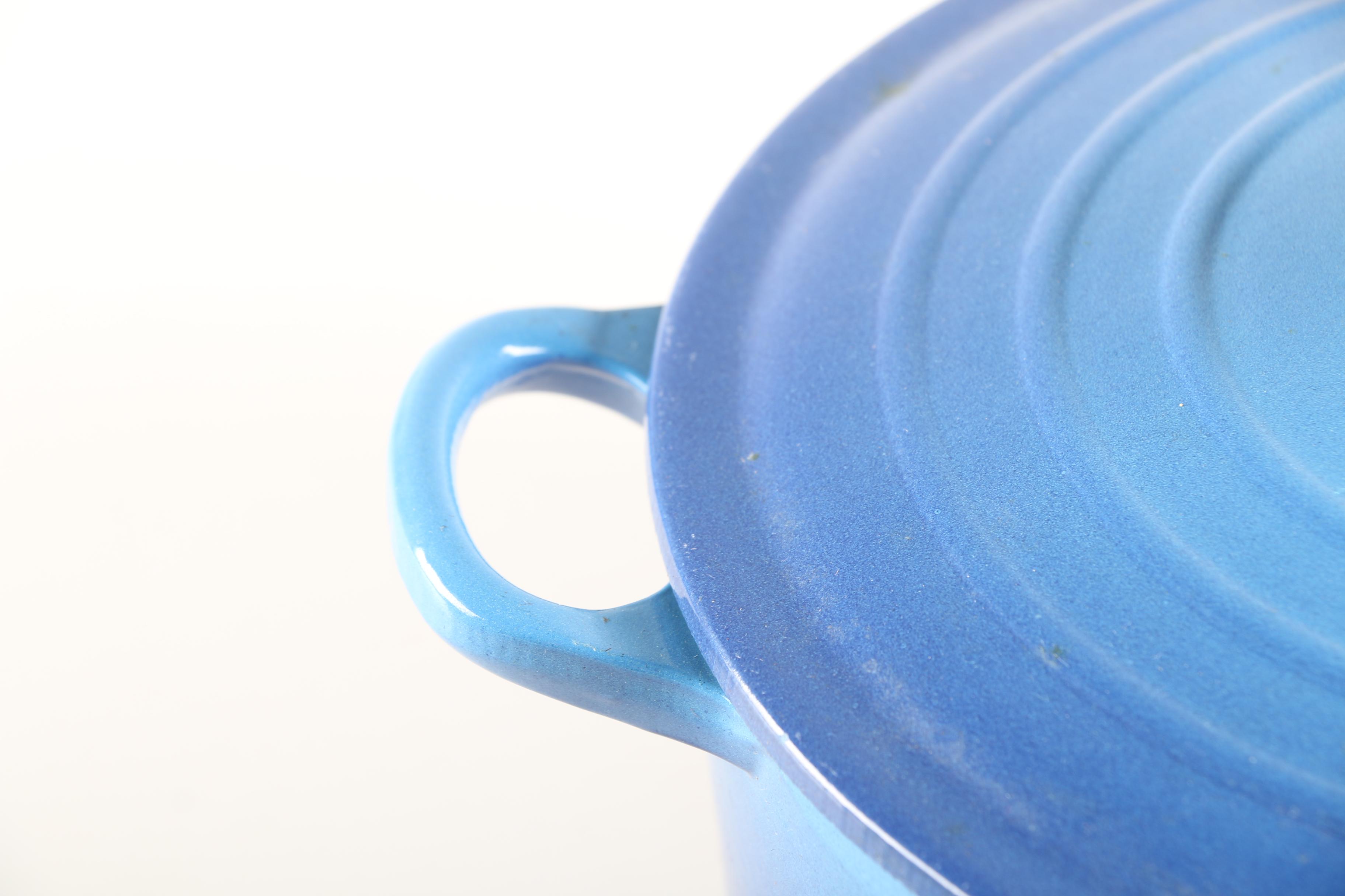 Blue Le Creuset Dutch Oven