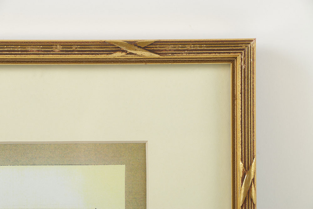 After E. Gros Offset Lithograph of Curaçao Cusenier Advertisement