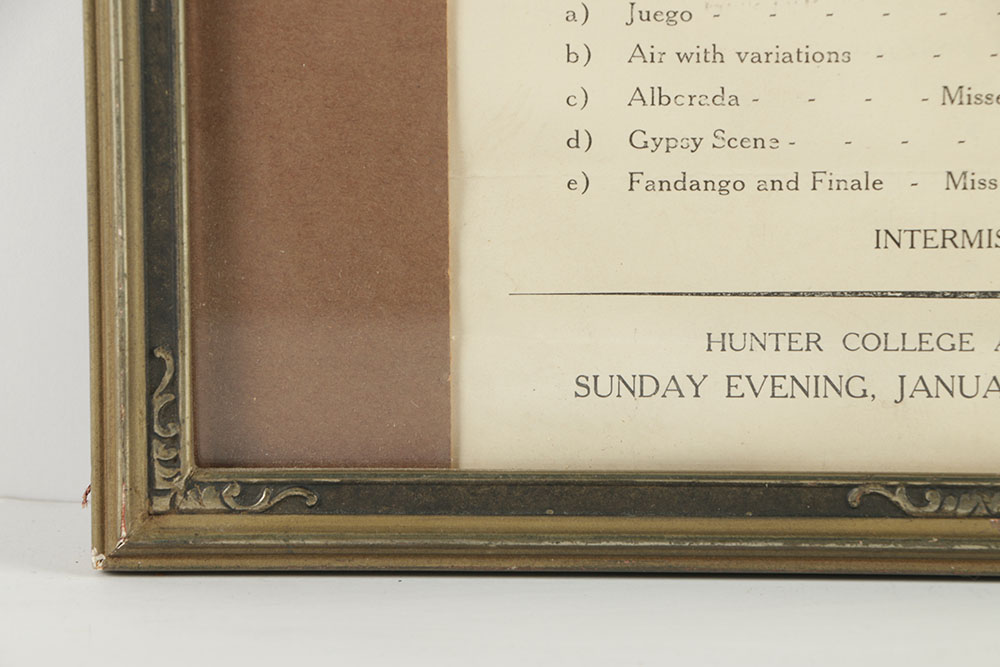 Mid 20th-Century Flamenco Dance Program for Rosario and Antonio