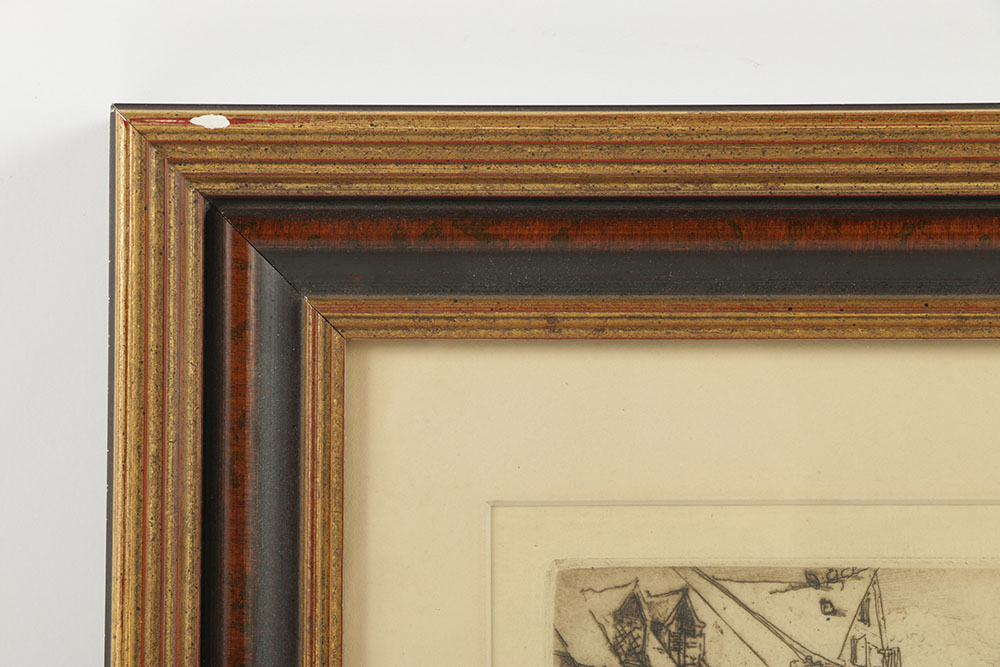 Francis Seymour Haden Etching on Paper "Dusty Millers"