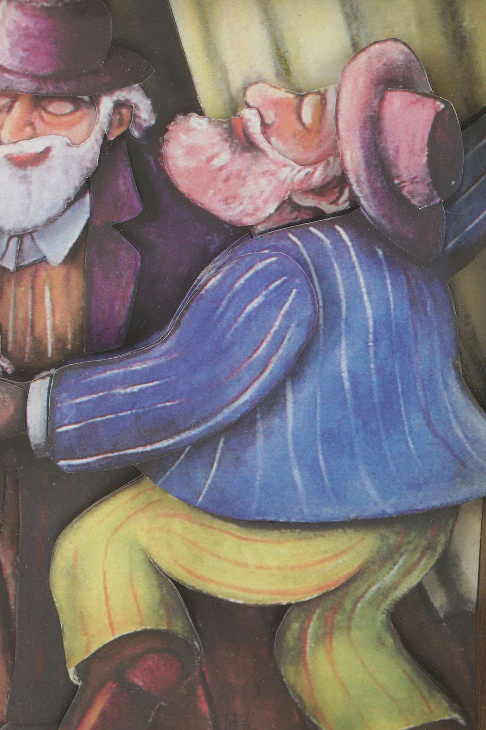 Three-Dimensional Digital Print Diorama of a Chanukah Celebration