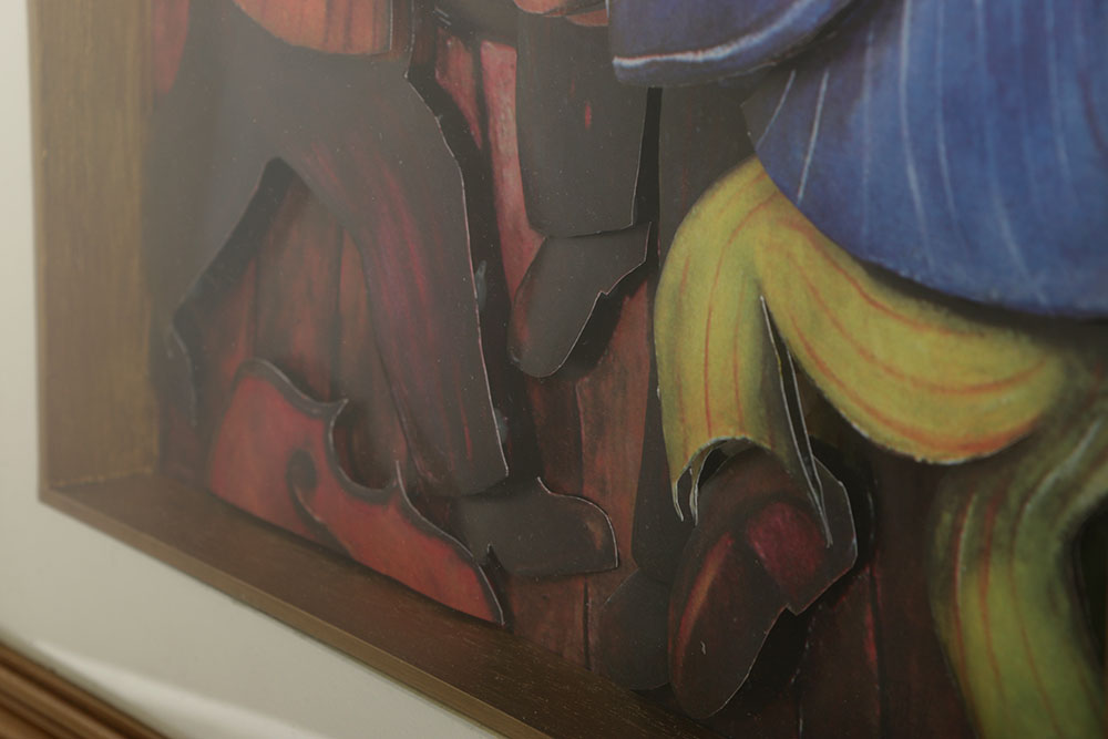 Three-Dimensional Digital Print Diorama of a Chanukah Celebration