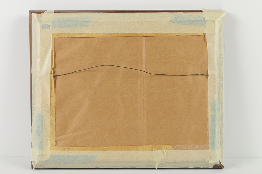 Edward Browaski Ink Drawing on Paper of Marine Scene