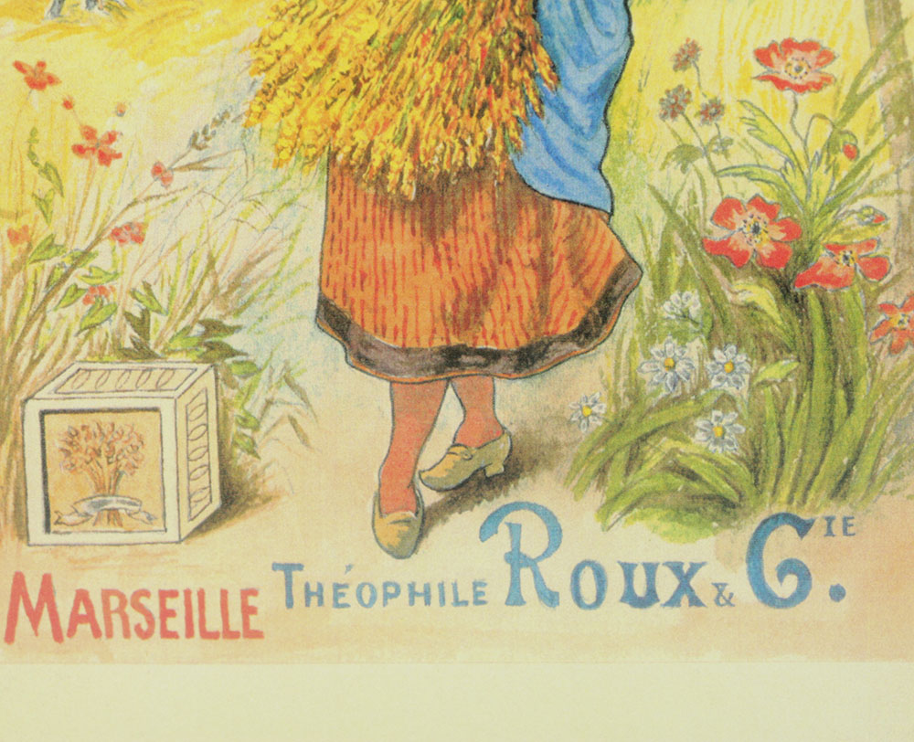 Offset Lithograph on Paper After 19th-Century Soap Advertisement