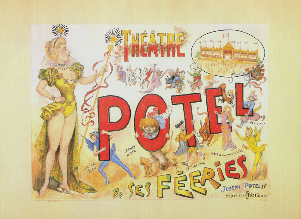 Offset Lithograph After 19th-Century French Theater Poster