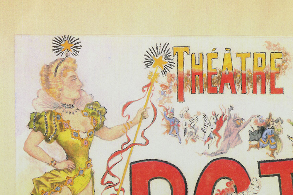 Offset Lithograph After 19th-Century French Theater Poster