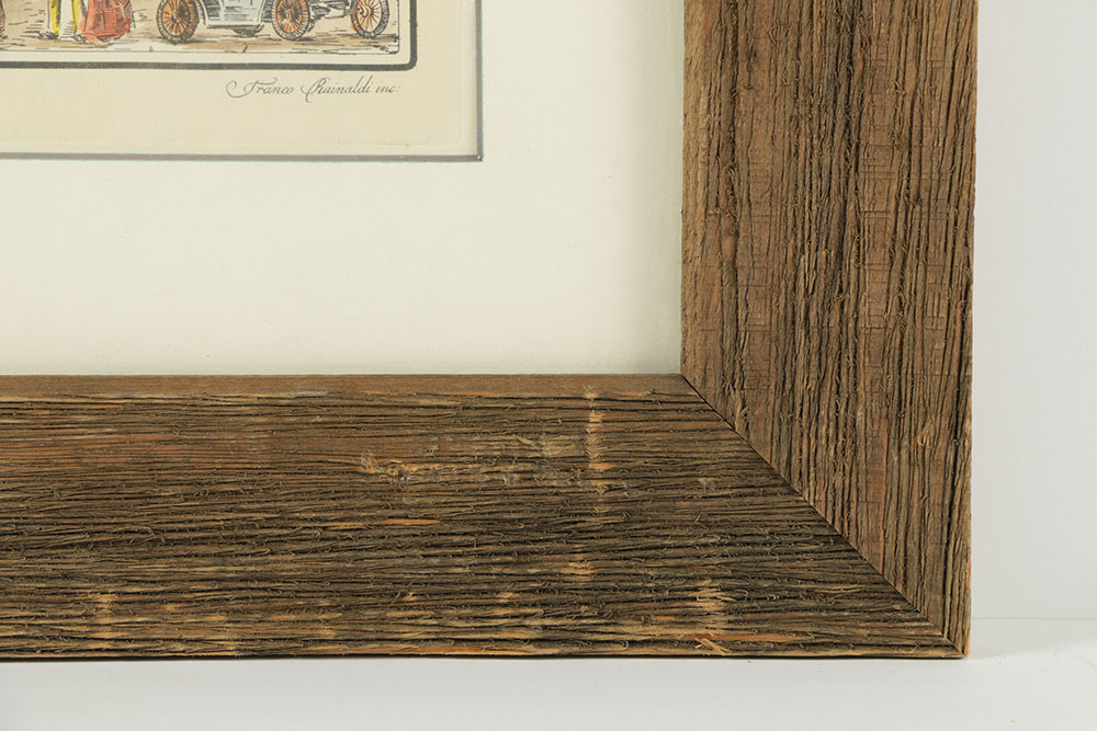 Franco Rainaldi Hand Colored Etching on paper "Hot-Air Balloons"