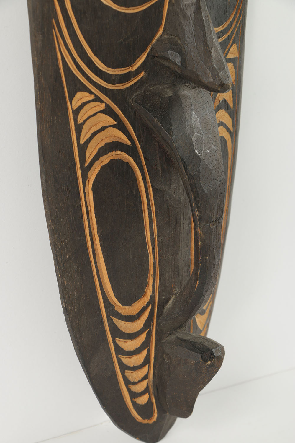 African Inspired Wooden Goma Mask Style