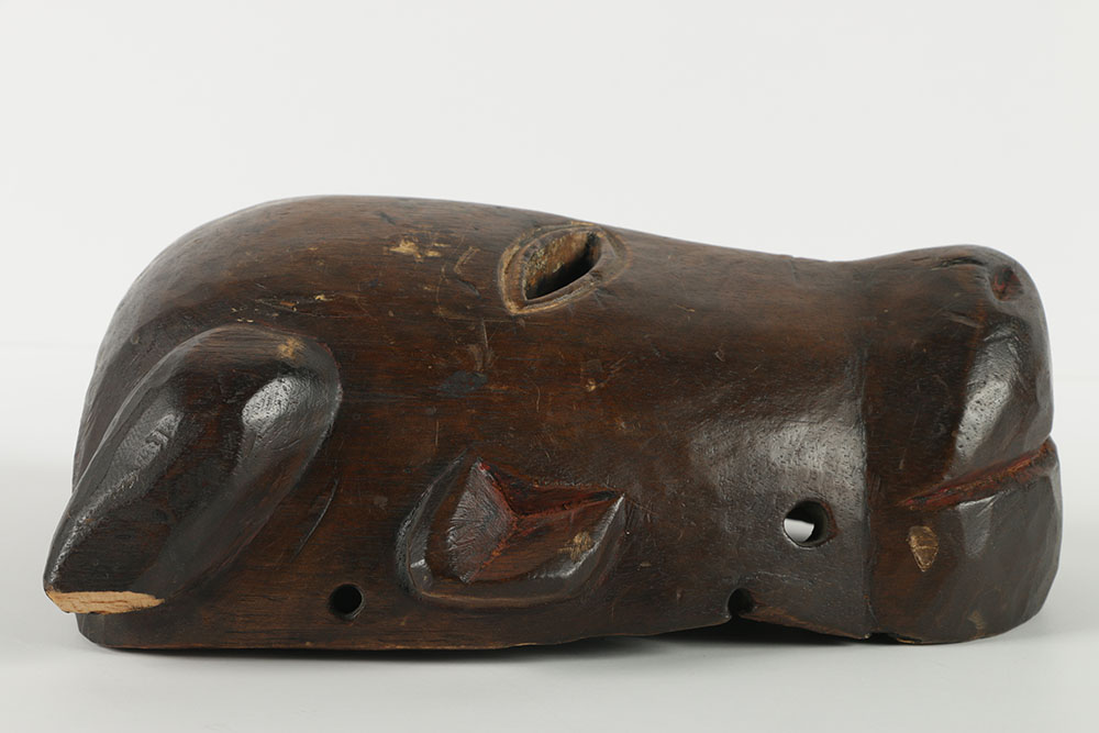 African Style Wooden Bull Mask