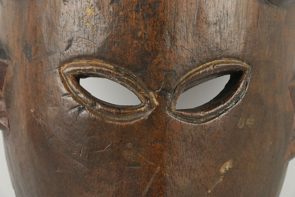 African Style Wooden Bull Mask