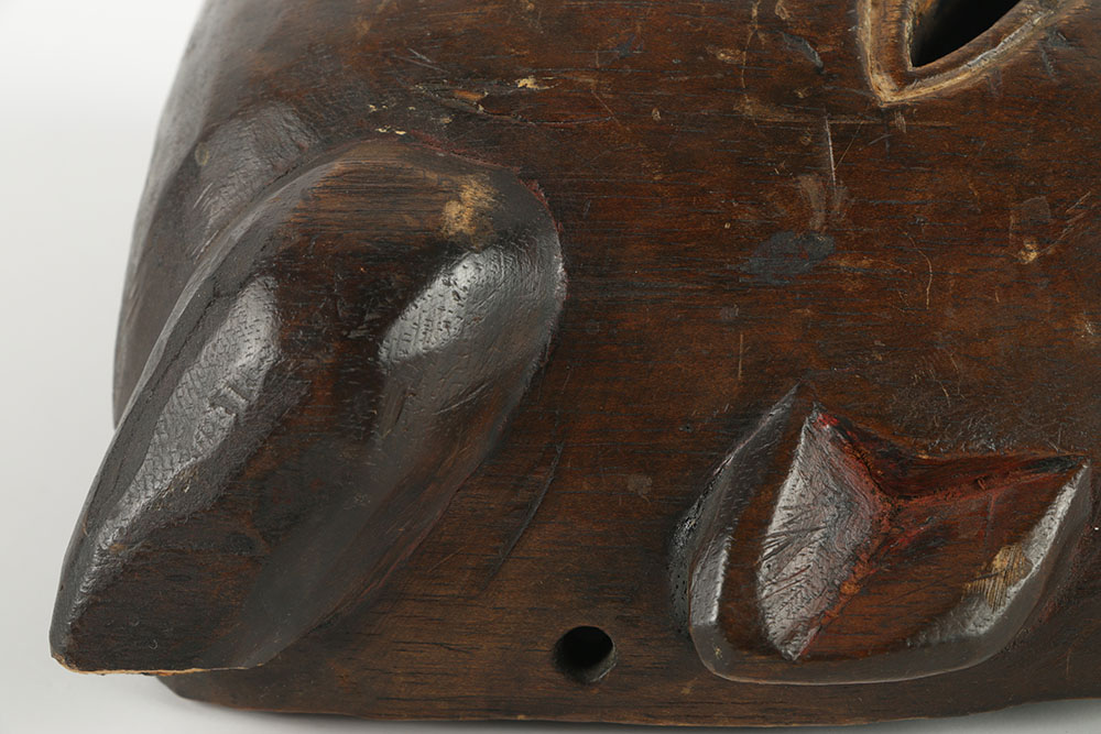 African Style Wooden Bull Mask