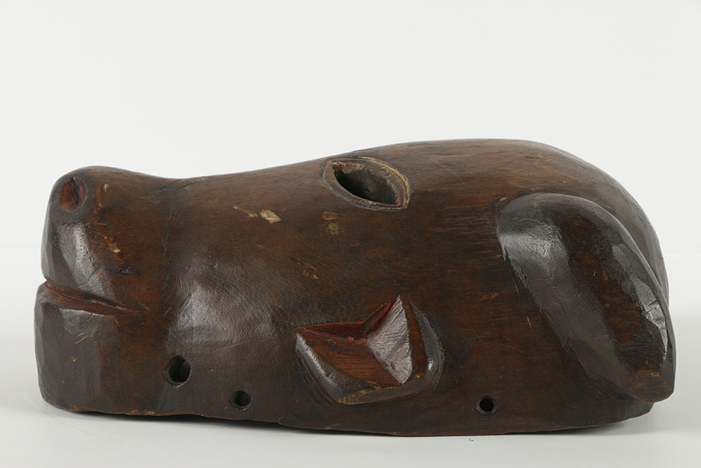 African Style Wooden Bull Mask