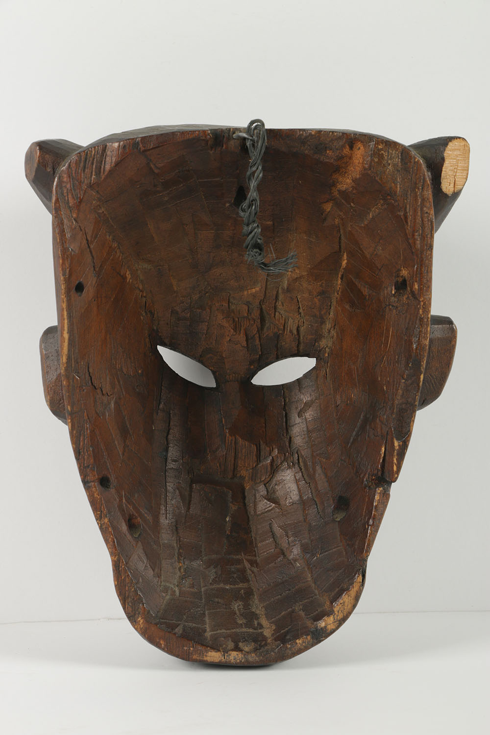 African Style Wooden Bull Mask