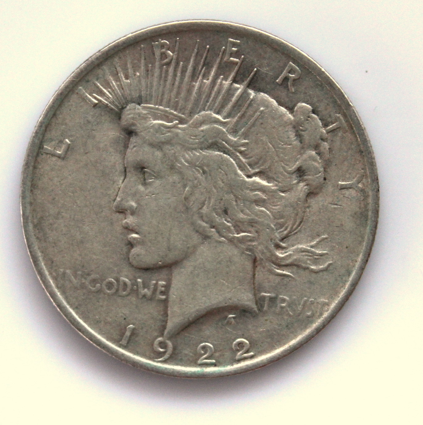 Two Peace Silver Dollars