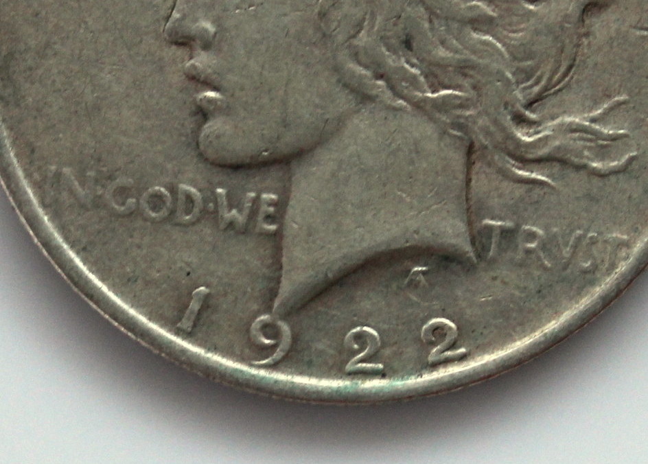Two Peace Silver Dollars