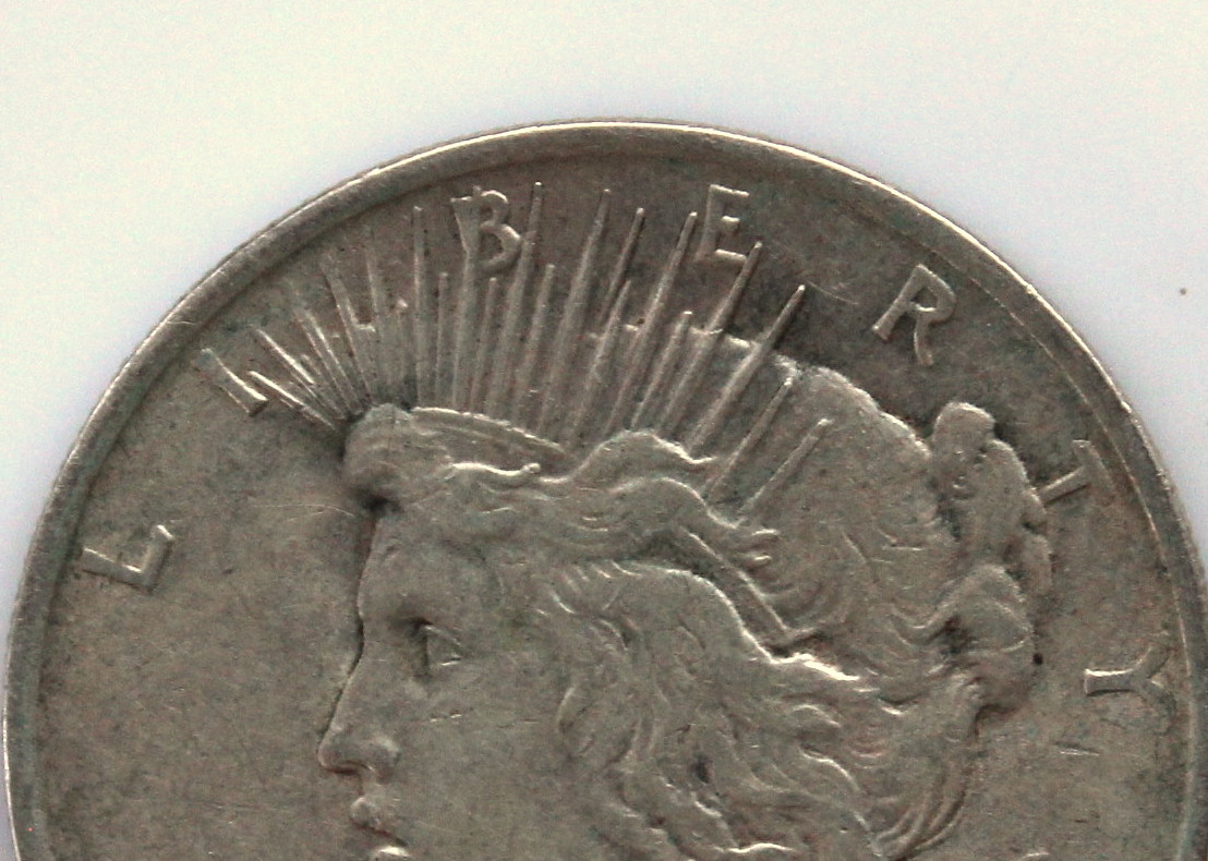 Two Peace Silver Dollars