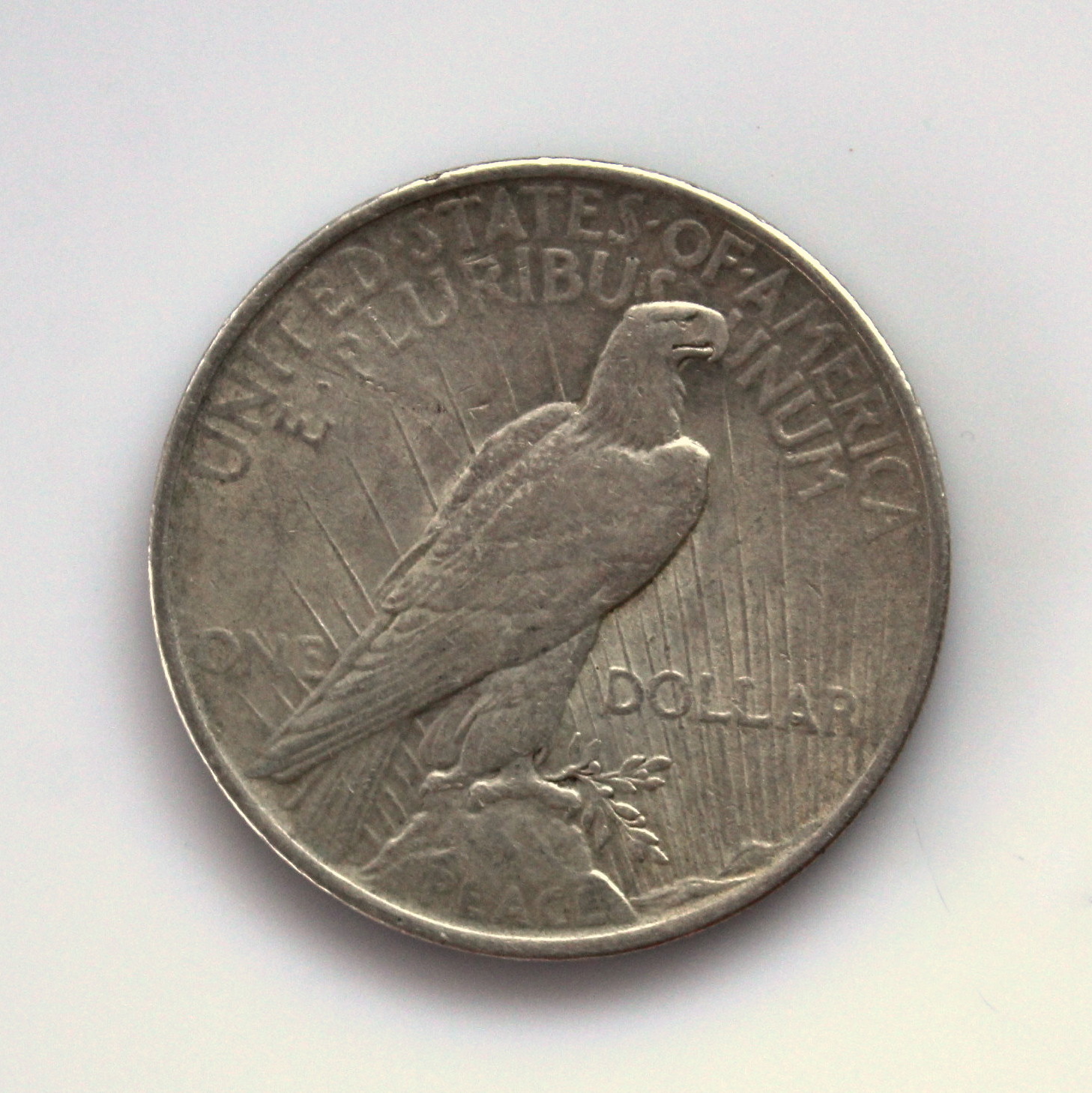 Two Peace Silver Dollars