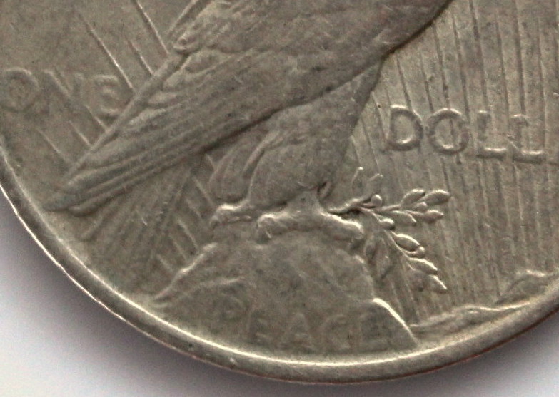 Two Peace Silver Dollars