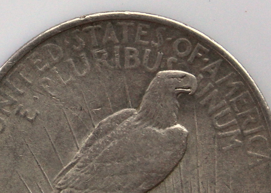 Two Peace Silver Dollars