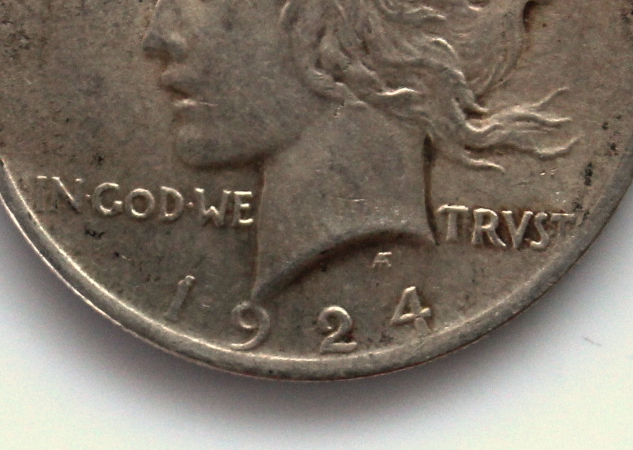 Two Peace Silver Dollars