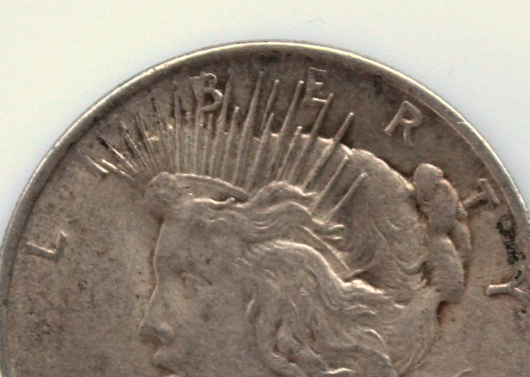 Two Peace Silver Dollars