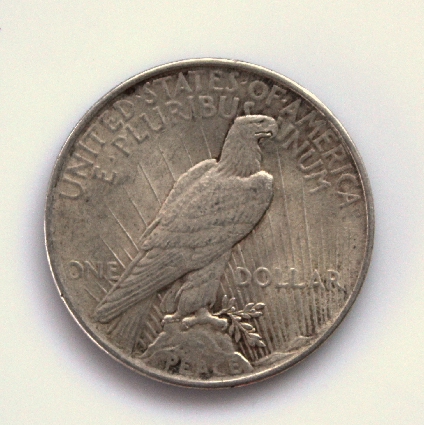 Two Peace Silver Dollars