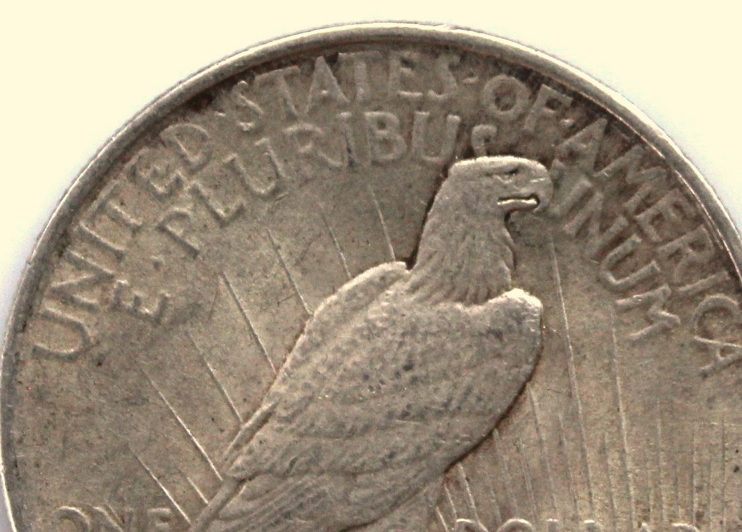 Two Peace Silver Dollars