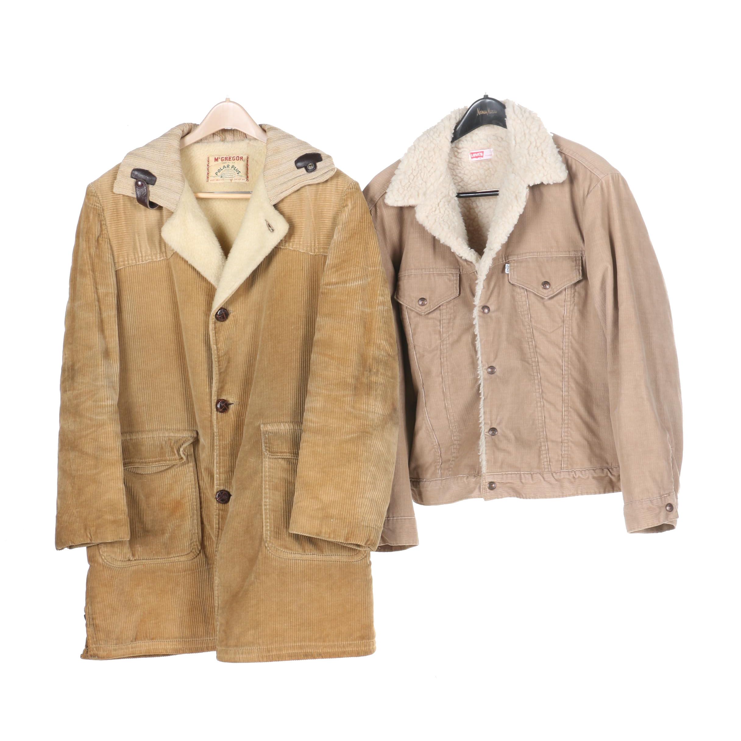 Men's Corduroy Jackets Featuring Levi's