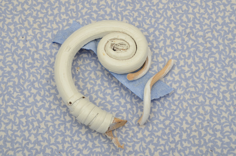 Vintage Victorian Style Wicker Crib