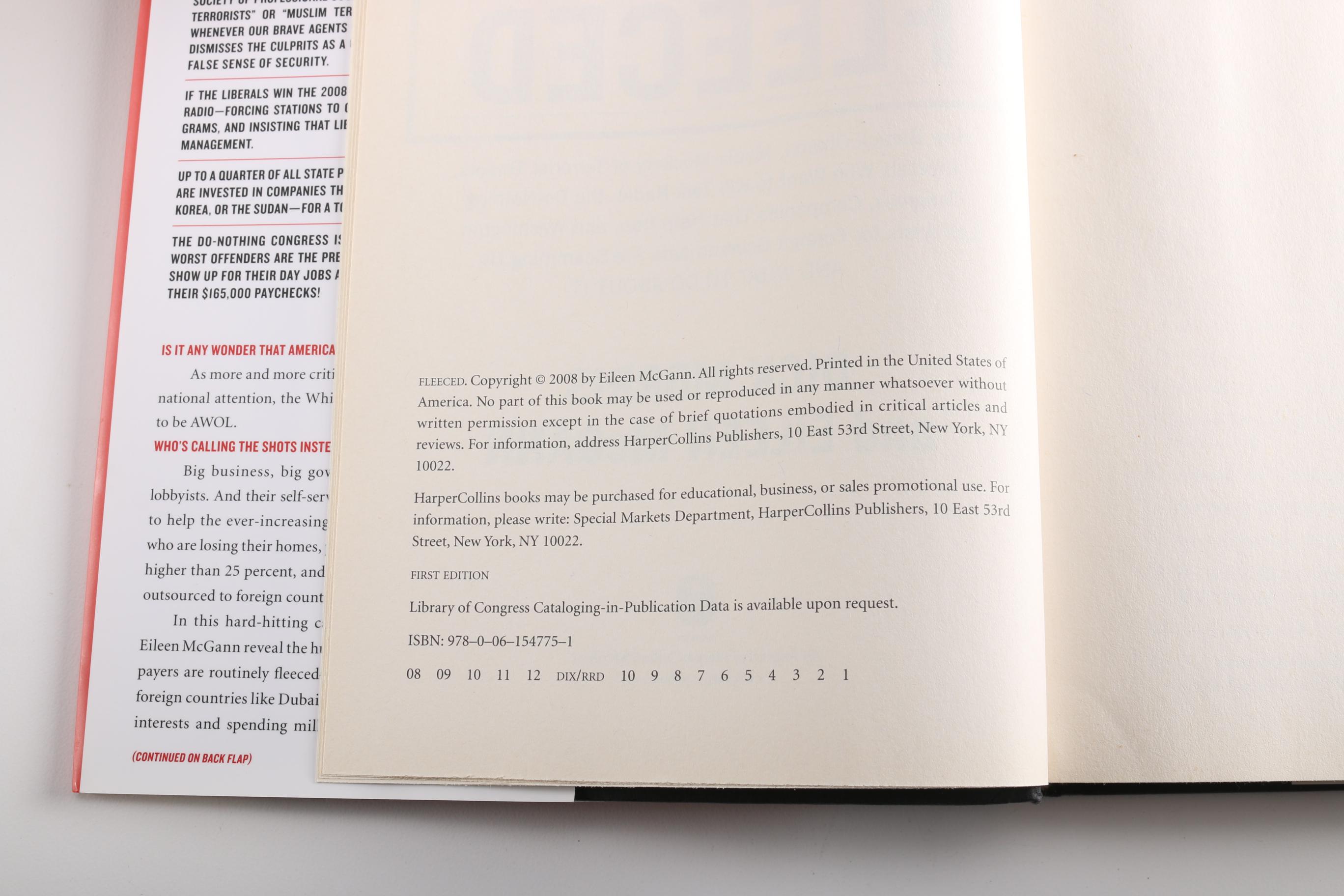 Signed "My Life as a Fake" and "Fleeced"