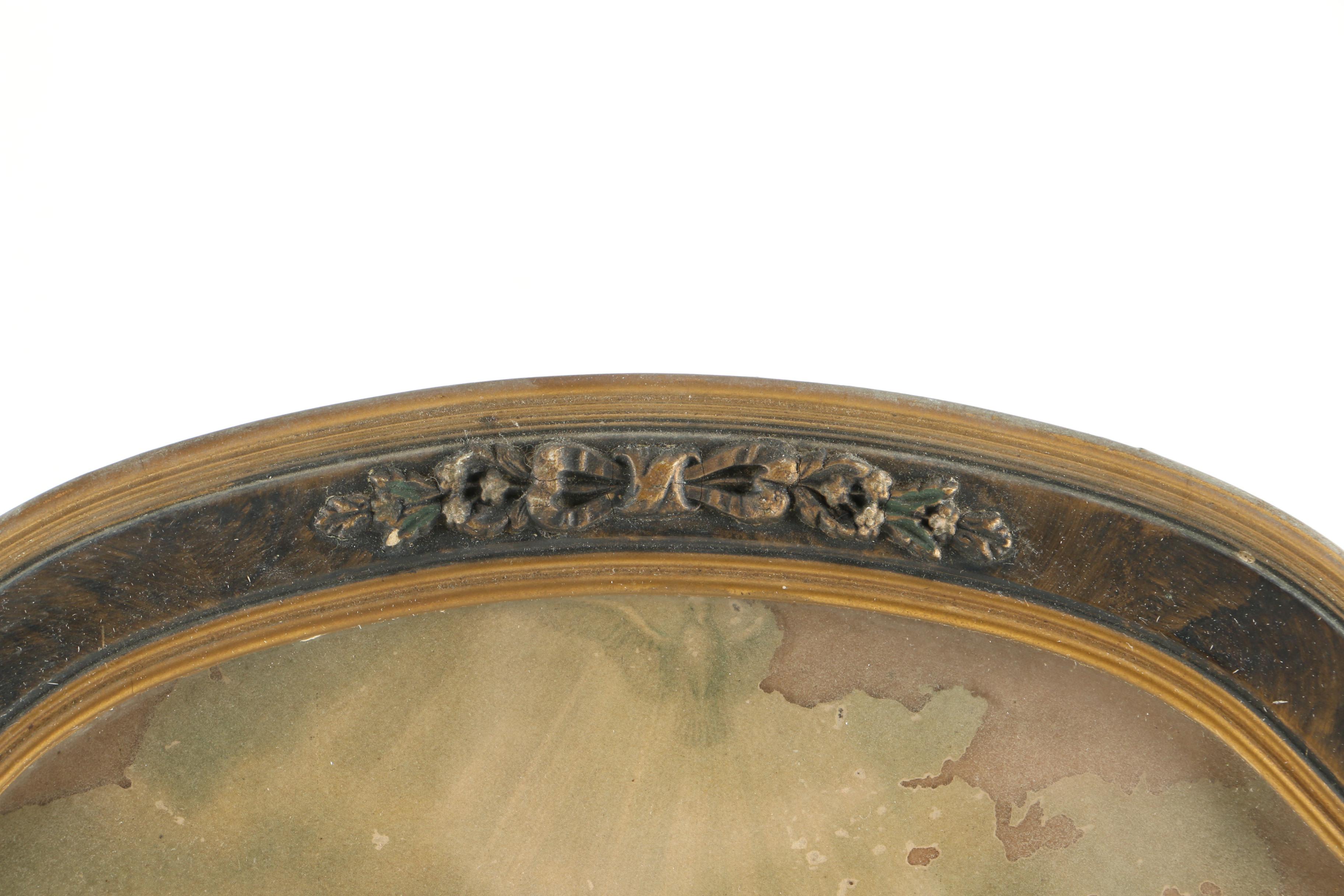 Offset Lithograph of Virgin Mary, Joseph, and Jesus