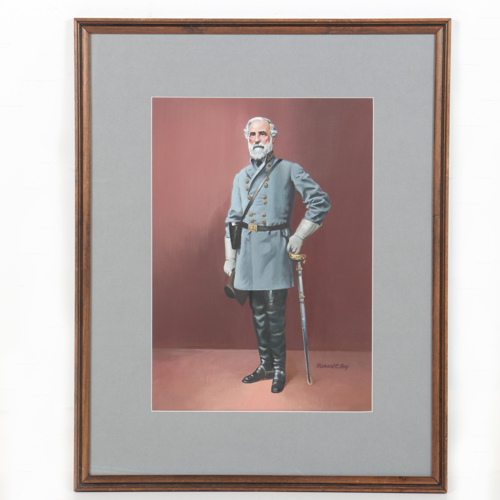 Richard C. Guy Original Painting of Robert E. Lee