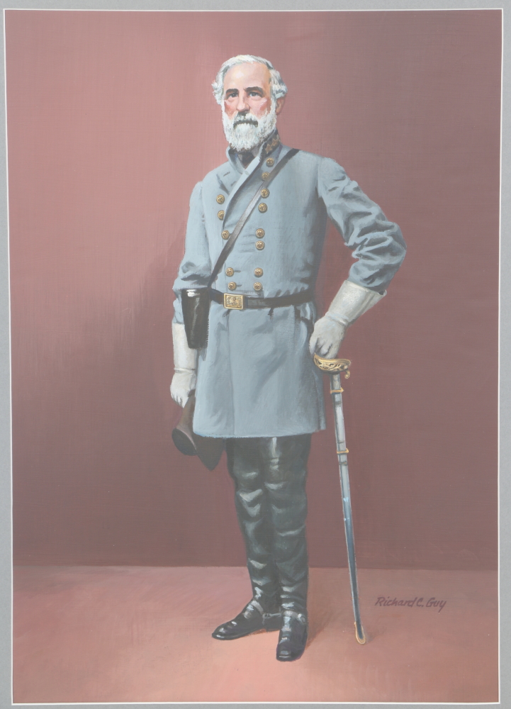 Richard C. Guy Original Painting of Robert E. Lee