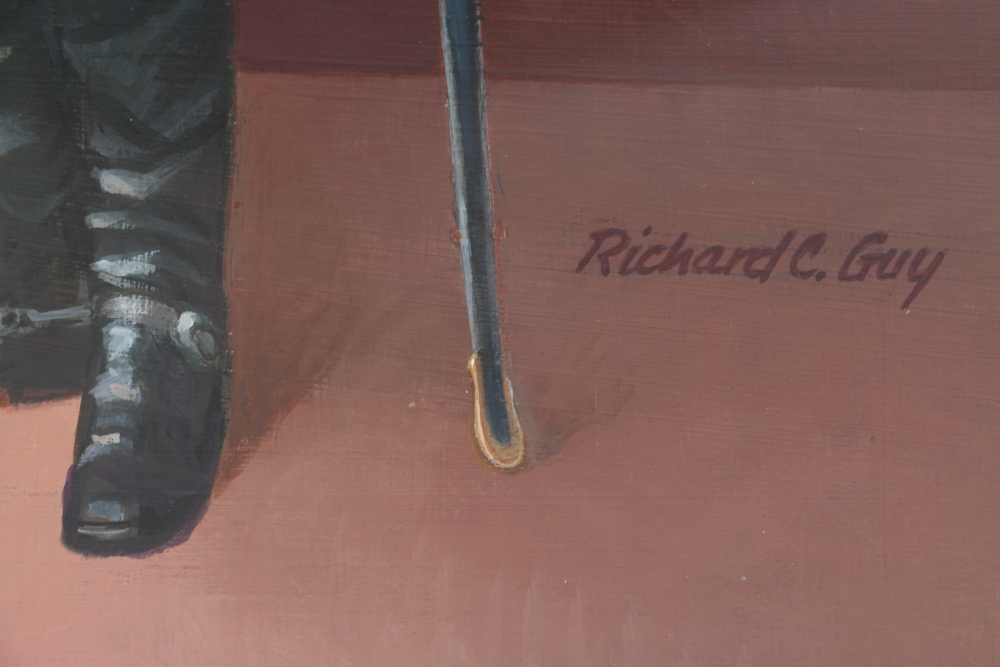 Richard C. Guy Original Painting of Robert E. Lee