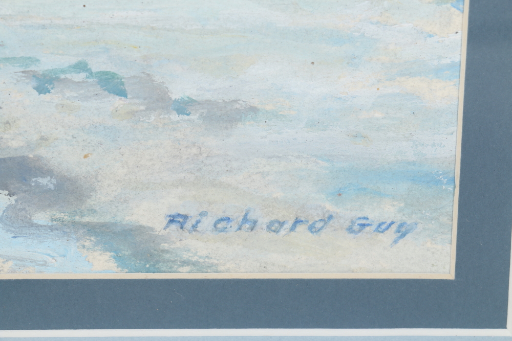 Richard Guy Original Watercolor of Annaburg Manor, Manassas