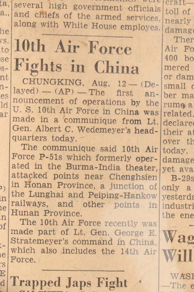 Collection of WWII Newspaper Headlines Featuring Hiroshima