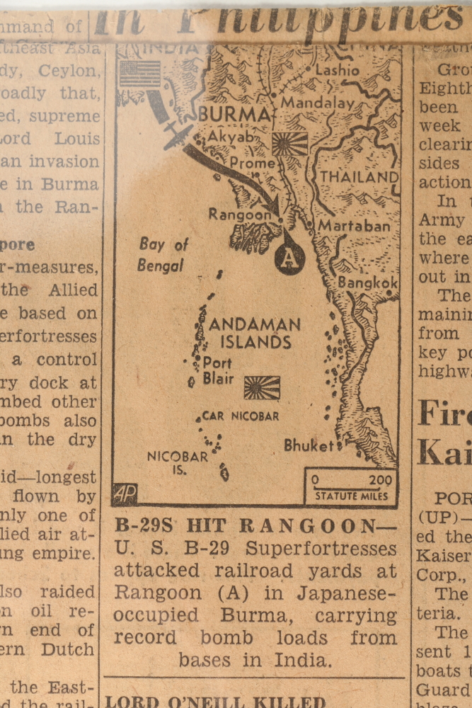 Collection of WWII Newspaper Headlines Featuring Hiroshima