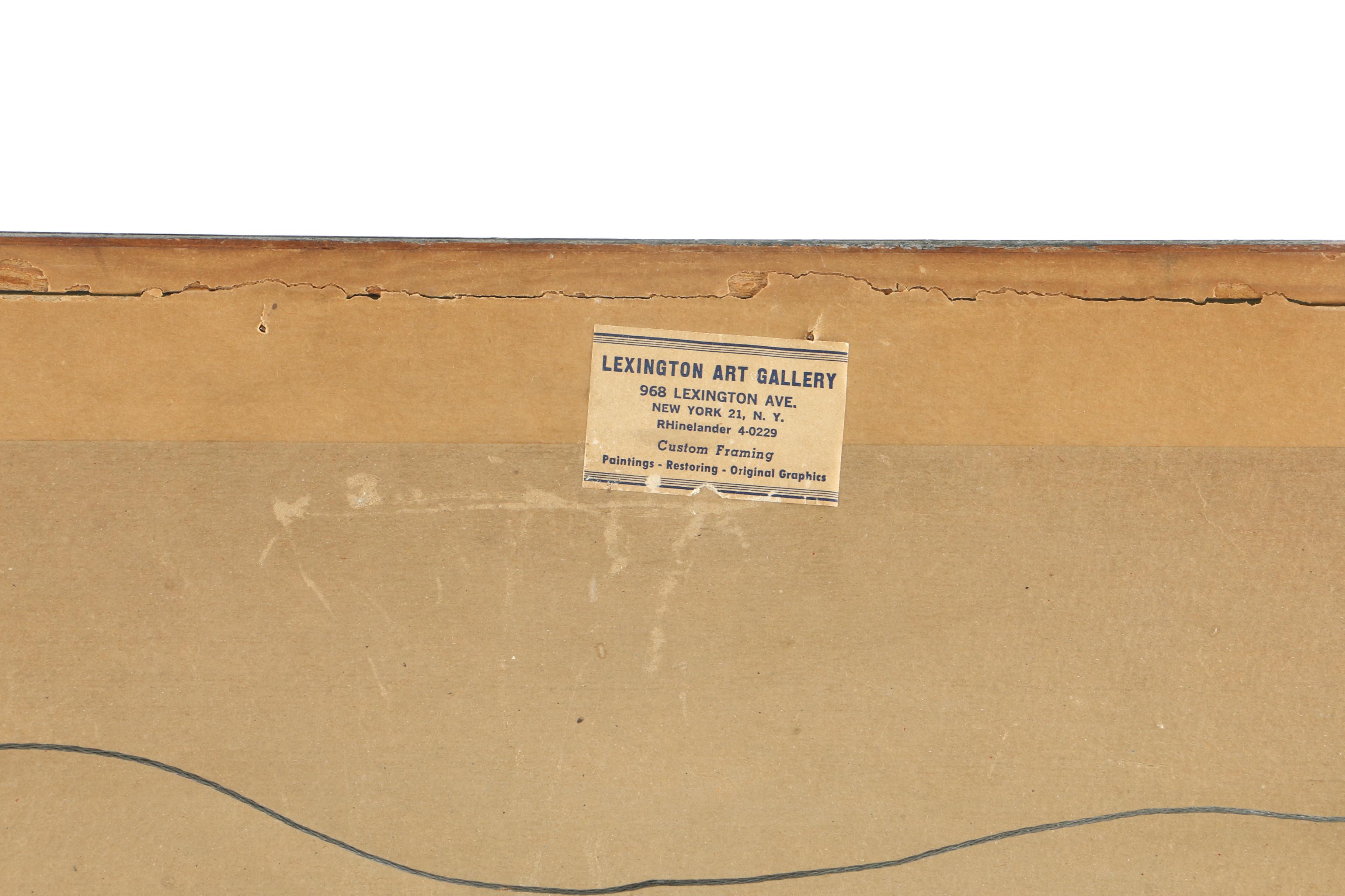 Mid-Century Black and White Photograph of Police Officer