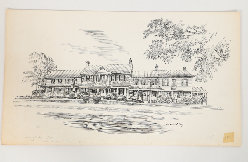 Richard C. Guy Ink Drawings of Virginia Landmarks