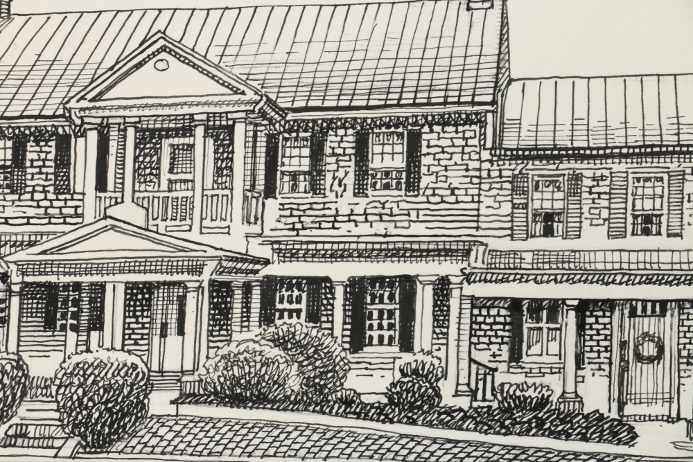 Richard C. Guy Ink Drawings of Virginia Landmarks