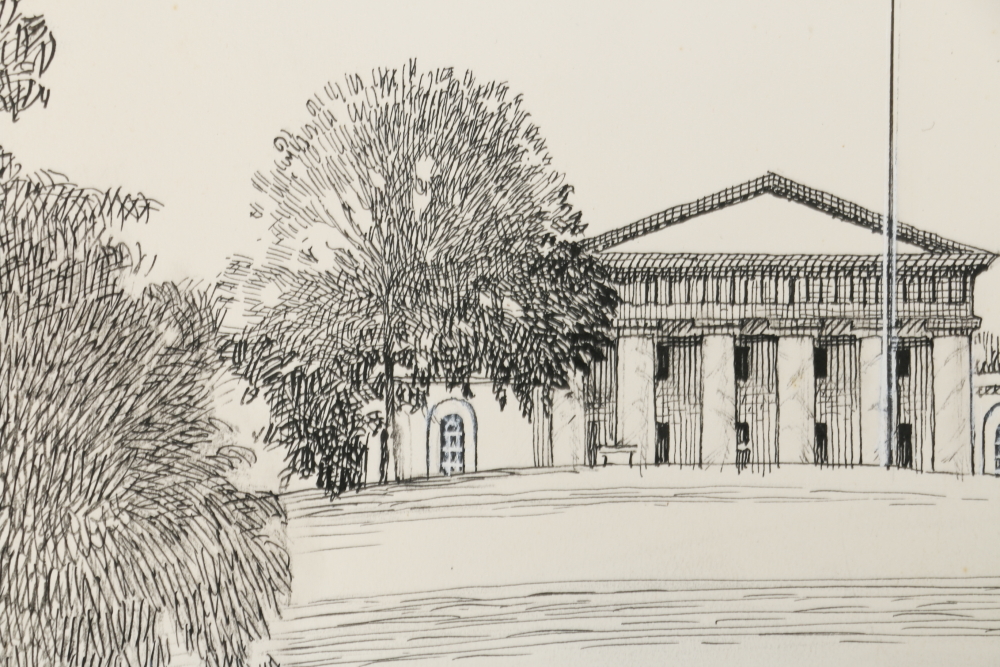Richard C. Guy Ink Drawings of Virginia Landmarks