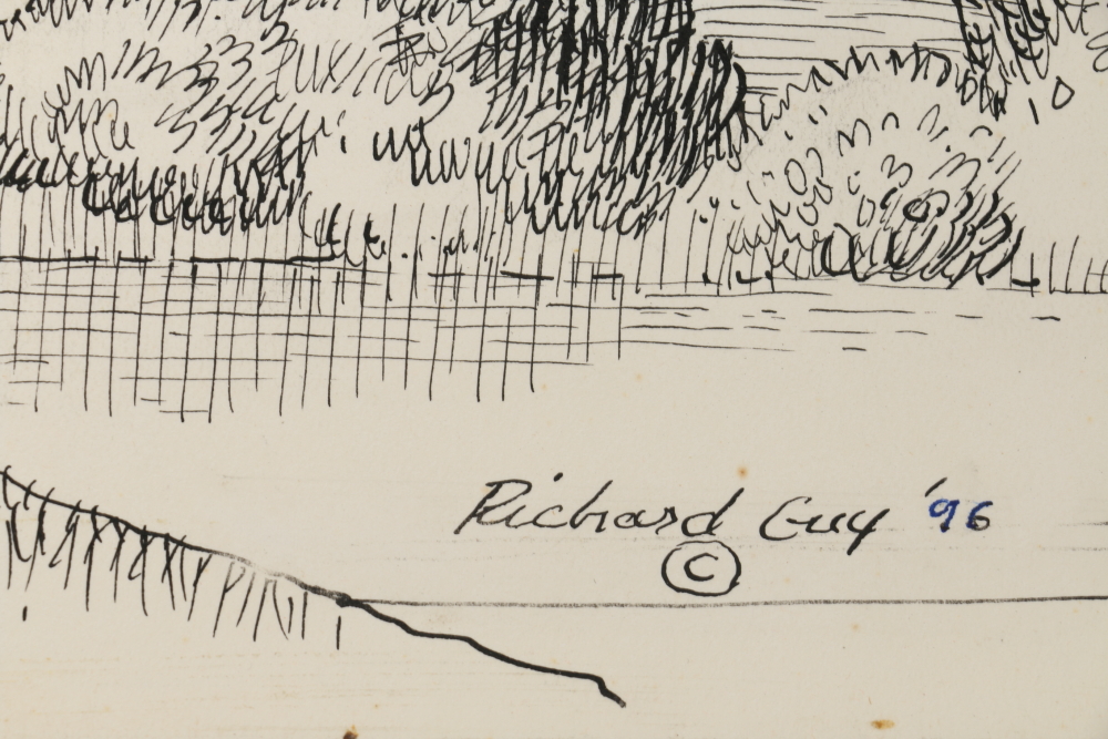 Richard C. Guy Ink Drawings of Virginia Landmarks