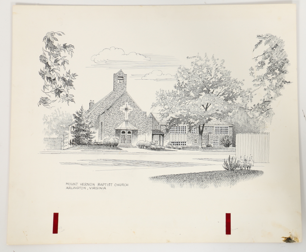 Richard C. Guy Ink Drawings of Virginia Landmarks