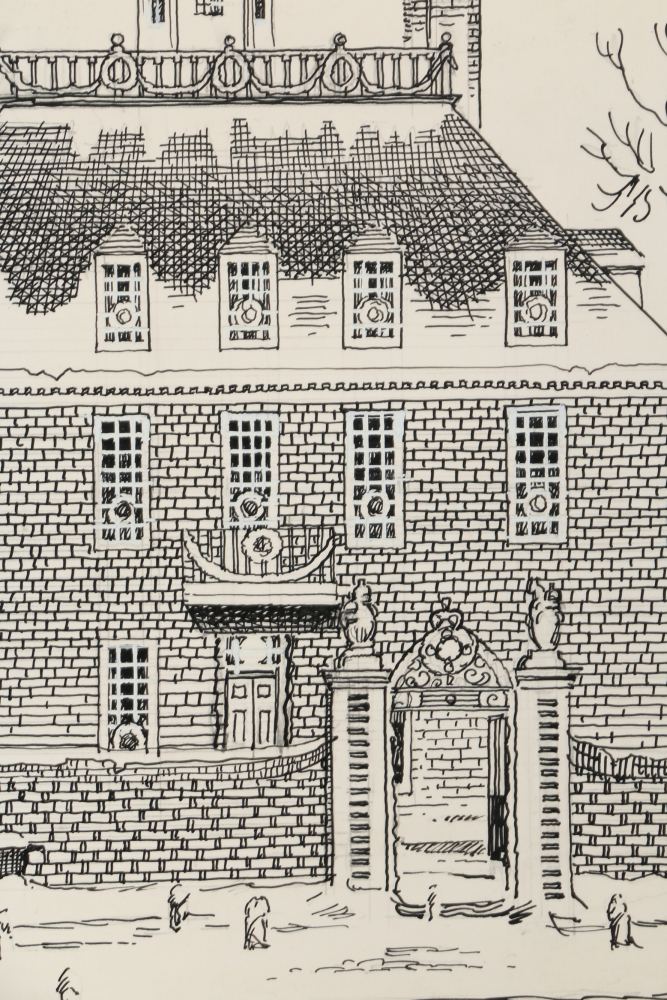 Richard C. Guy Ink Drawings of Virginia Landmarks