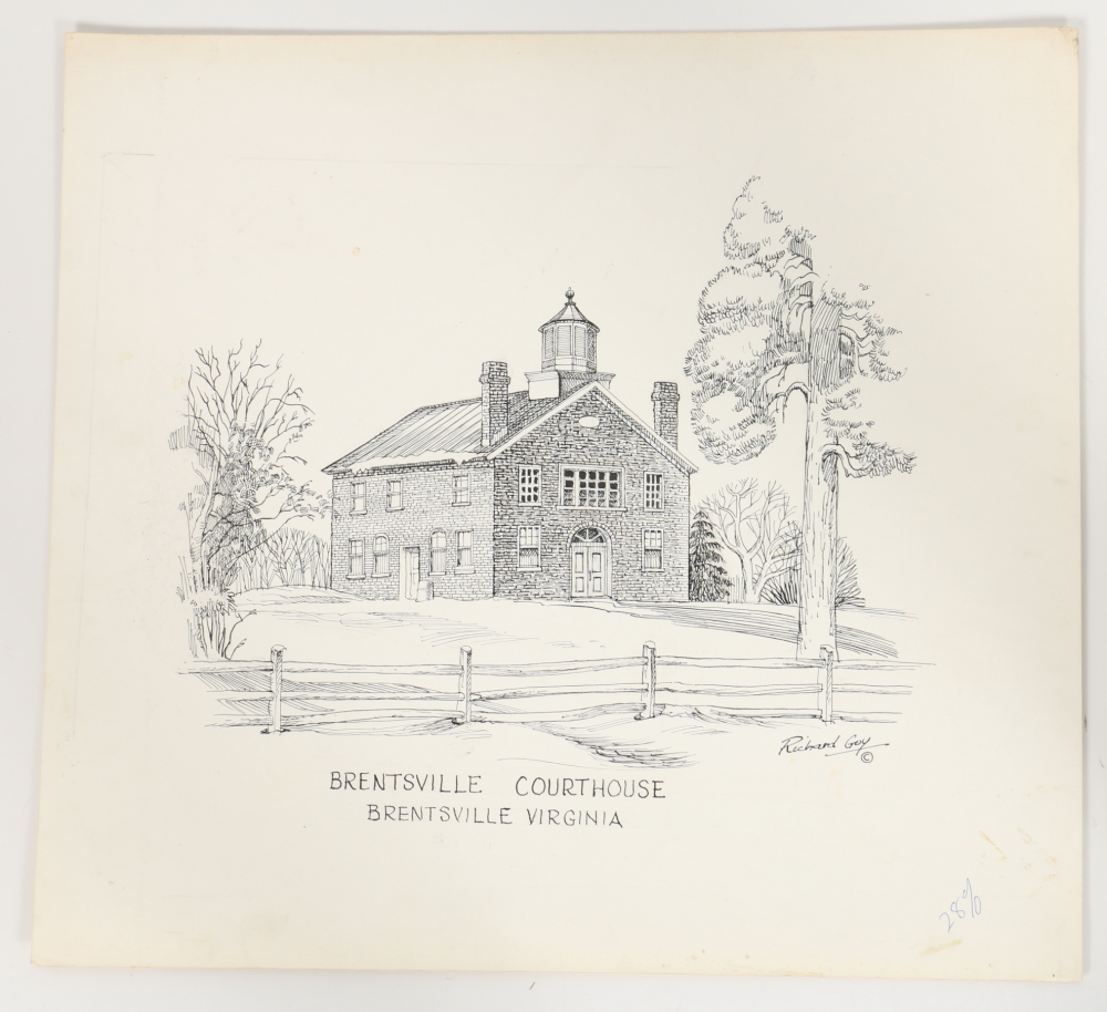 Richard C. Guy Ink Drawings of Virginia Landmarks