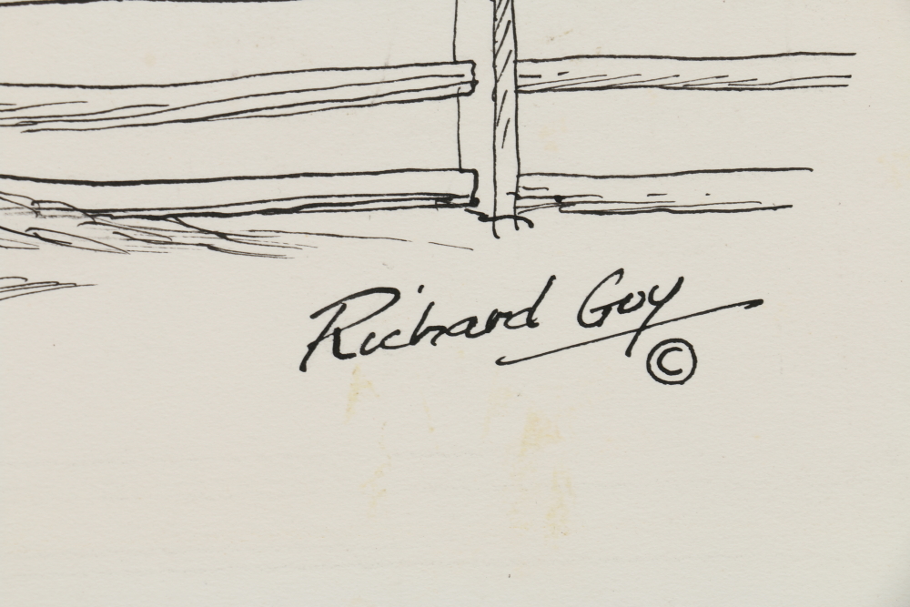 Richard C. Guy Ink Drawings of Virginia Landmarks