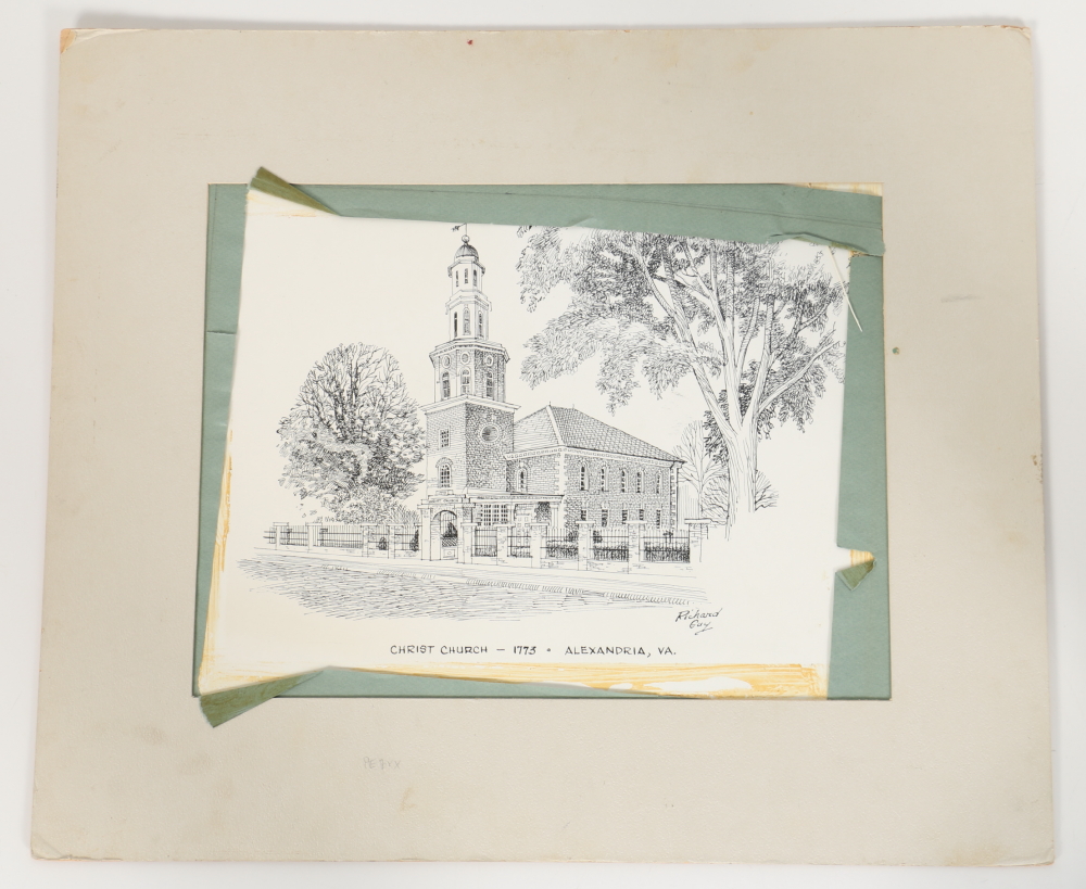 Richard C. Guy Ink Drawings of Virginia Landmarks