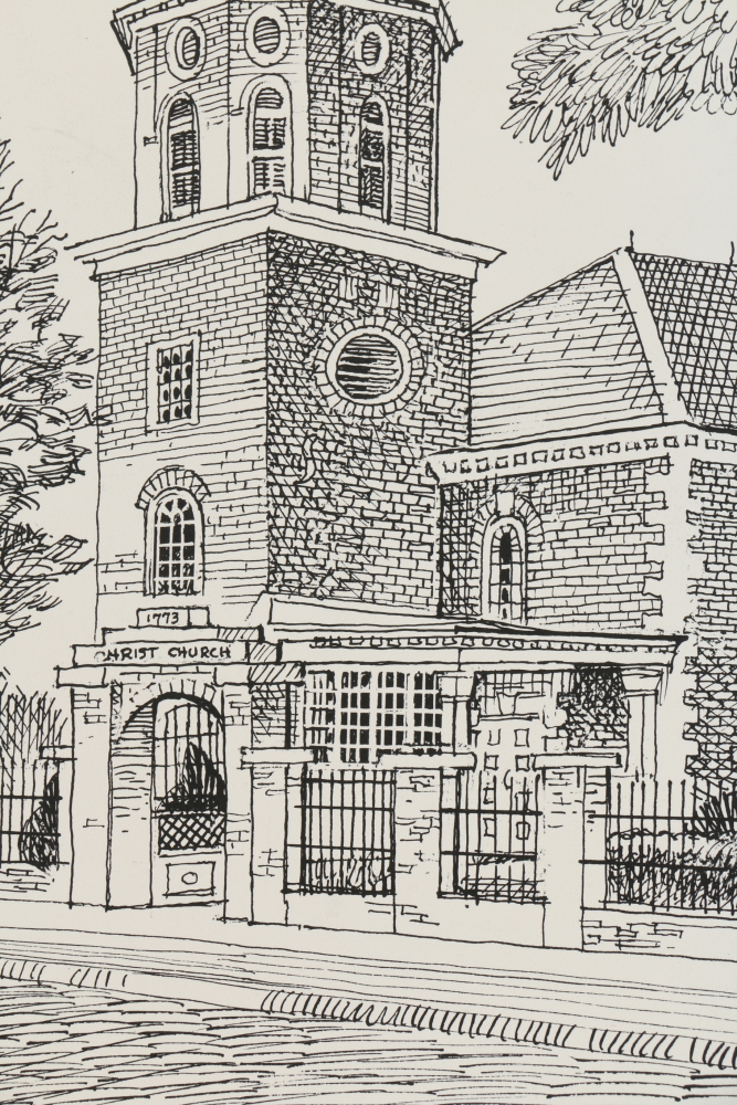 Richard C. Guy Ink Drawings of Virginia Landmarks