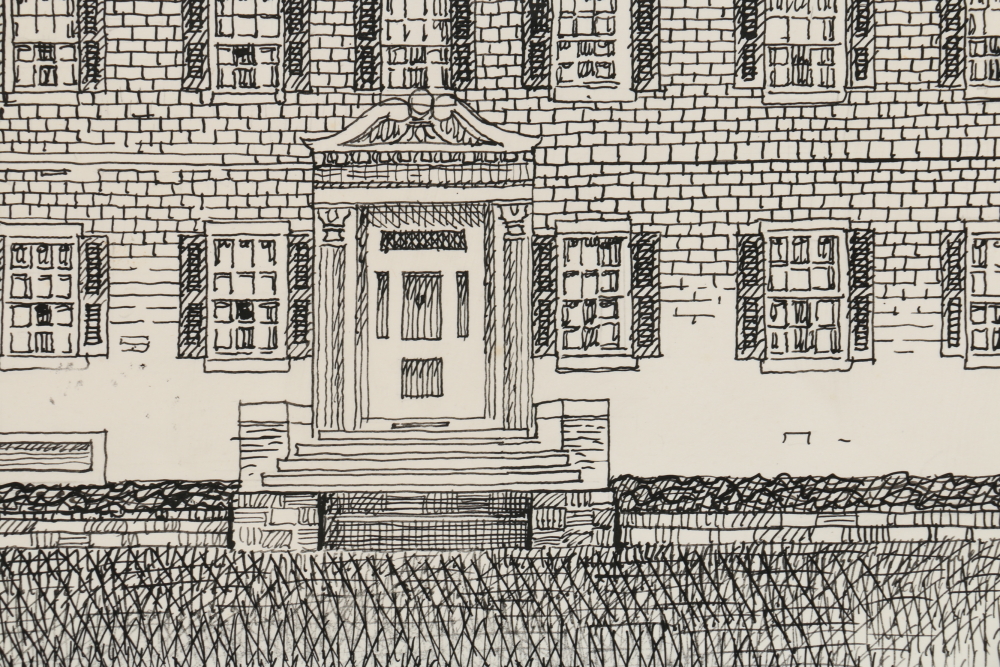 Richard C. Guy Ink Drawings of Virginia Landmarks